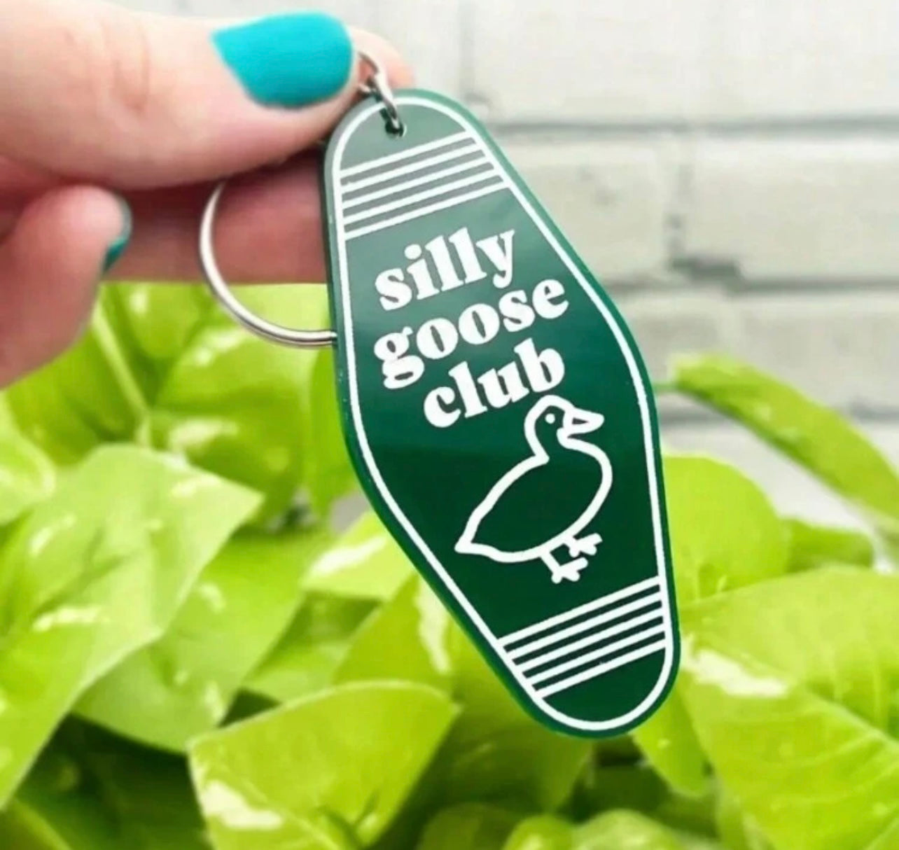 Silly Goose Club Key Chain