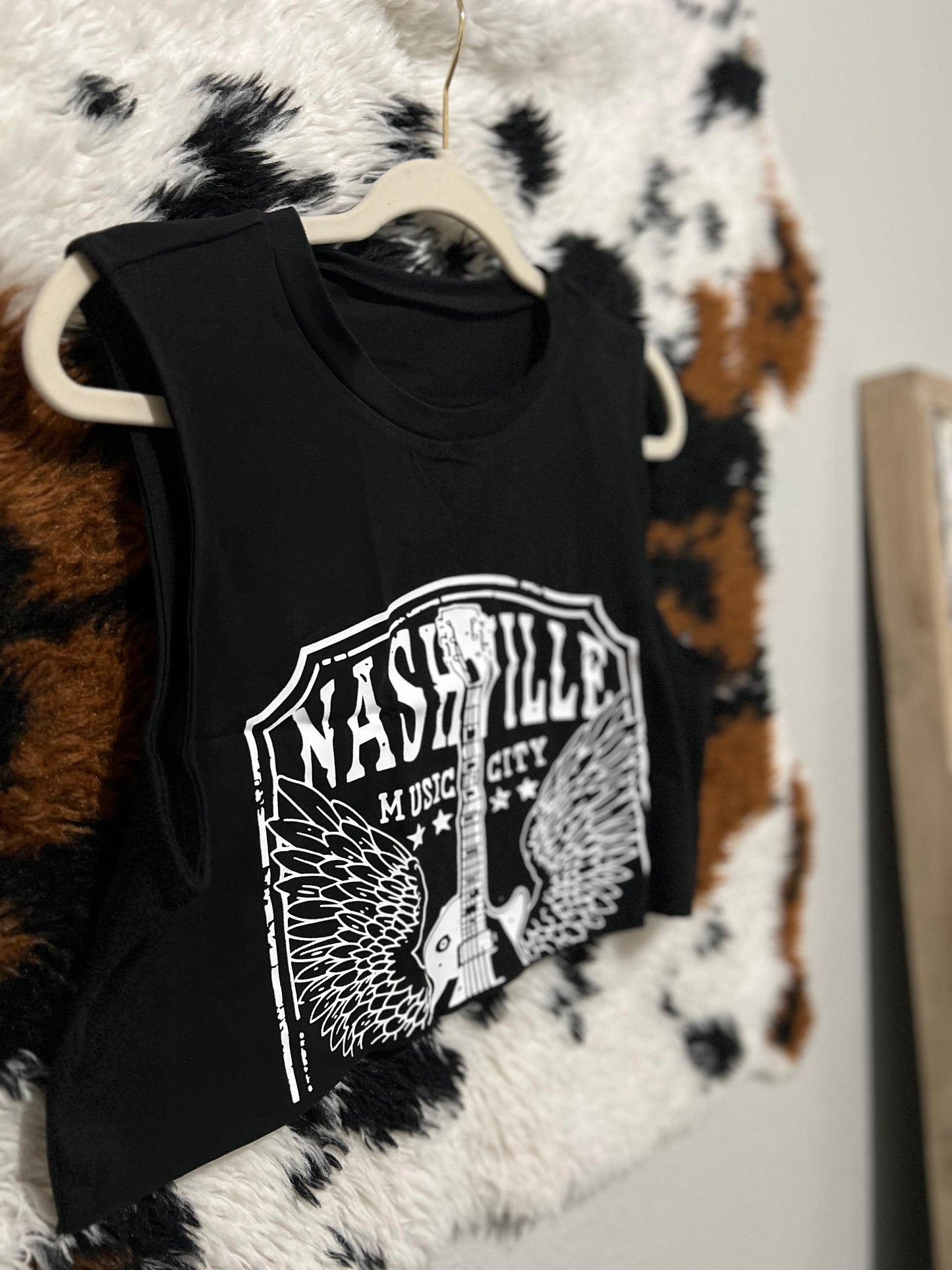 Nashville & Naughty Cropped Tee