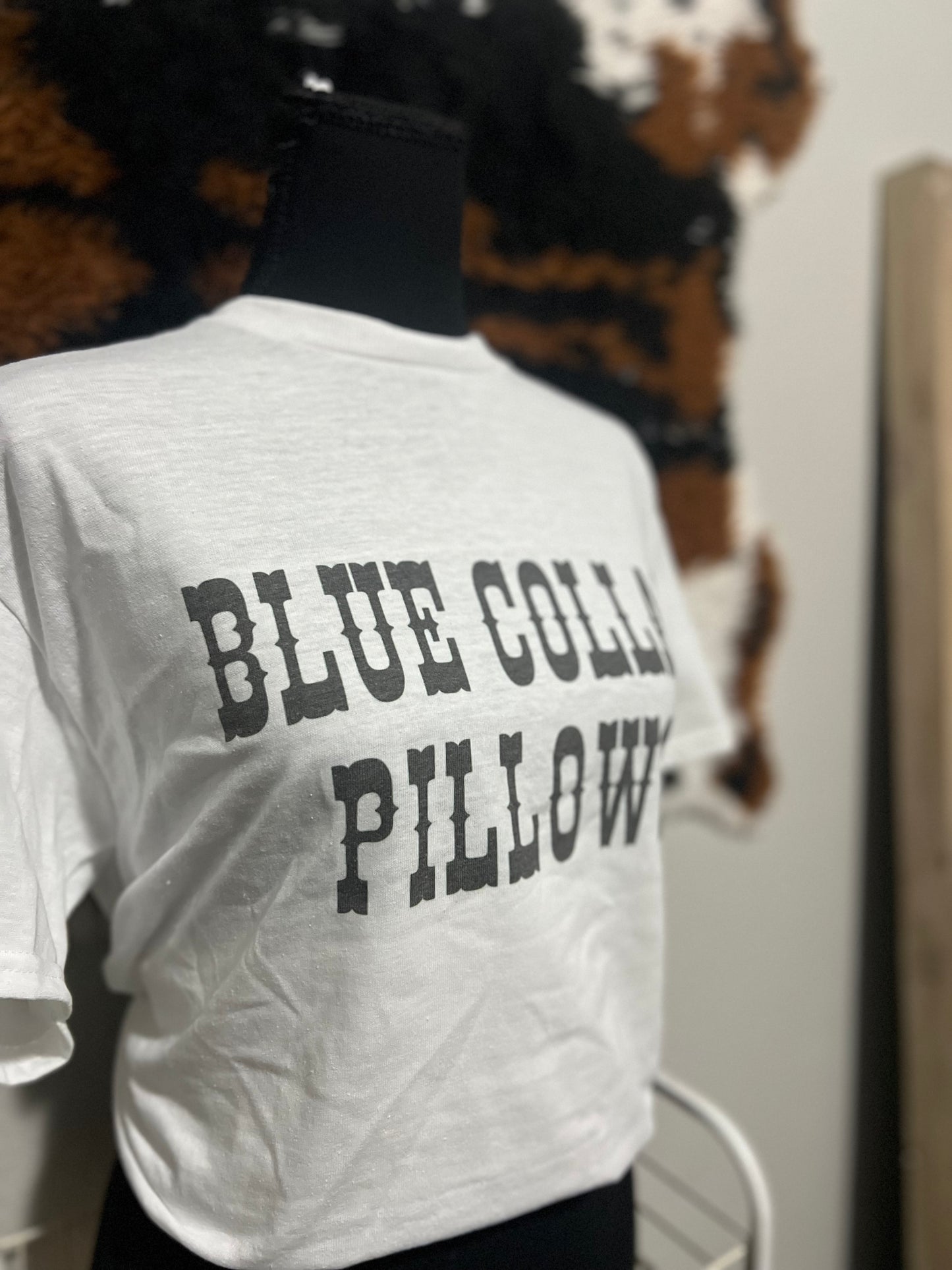 Blue Collar Pillows Tee