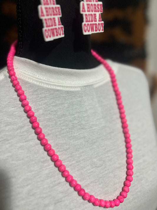 Girls Just Wanna Have Pink Nav Pearls