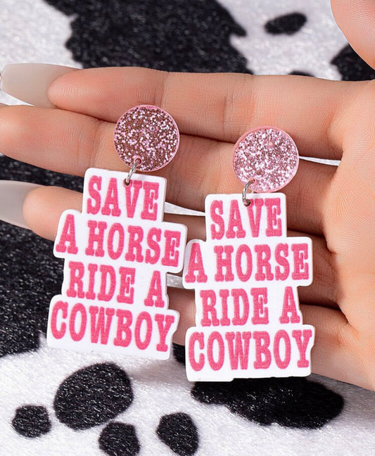 Save A Horse Earrings