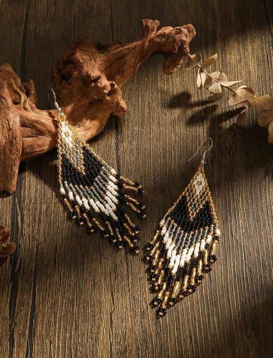 Ace High Beaded Earrings