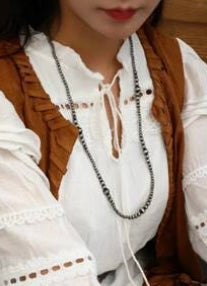 Missin’ Me Cowboy Pearls Long Necklace