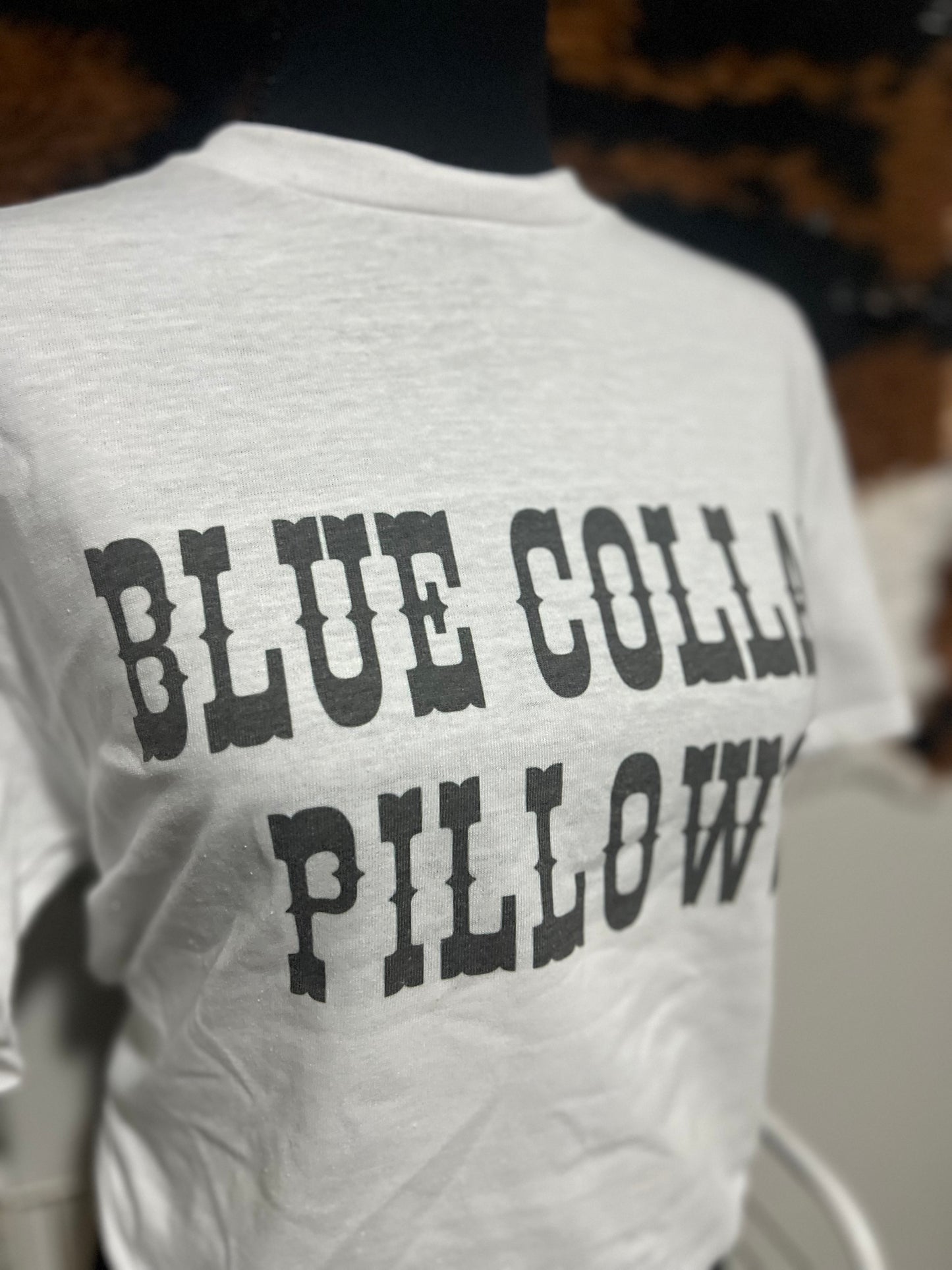 Blue Collar Pillows Tee